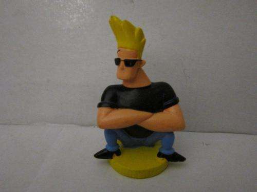 Johnny Bravo cartoon network figure Hard rubber +- 7cm
