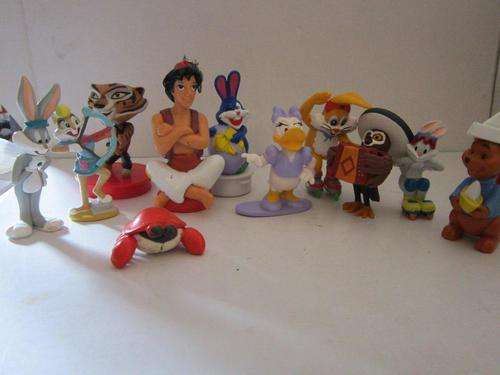 11 Disney and other Movie Figures Hard Rubber and Plastic