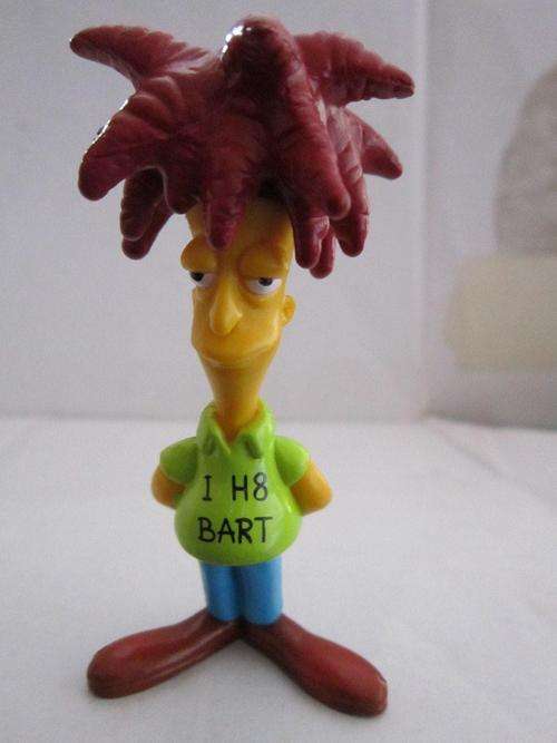 The Simpsons Bob Terwilliger 1989 hard rubber