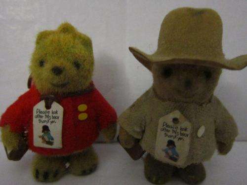Two old Paddington Bears 6.5cm