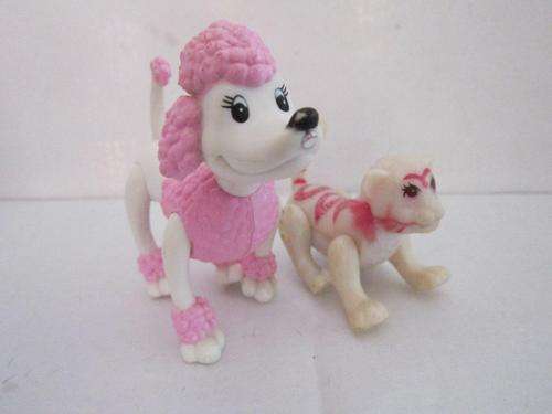 Rubber Hairy Cat's and dogs x 5
