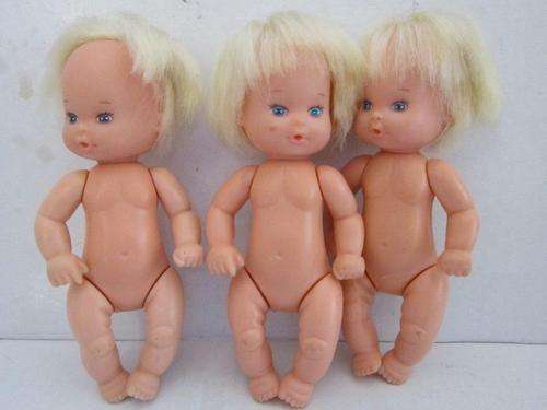Articulated Hard Rubber Triplets +- 11cm