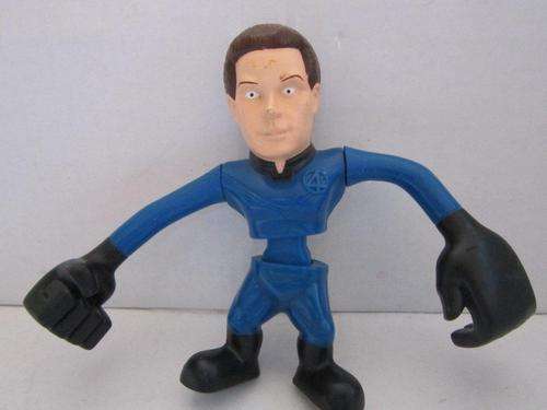 Fantastic 4 Mister Fantastic Marvel 2007 10cm hard rubber articulated