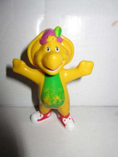 Barney BJ made by Mattel 2001 static hard plastic +-7cm