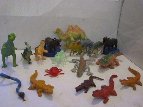 Job Lot of Farm Animals plastic / Hard Rubber