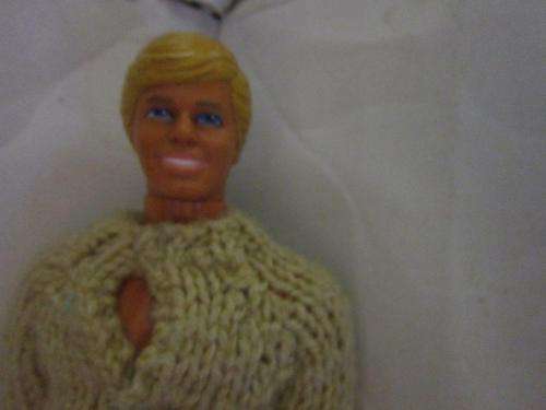 KEN Mattel doll 1983 in hand knitted outfit