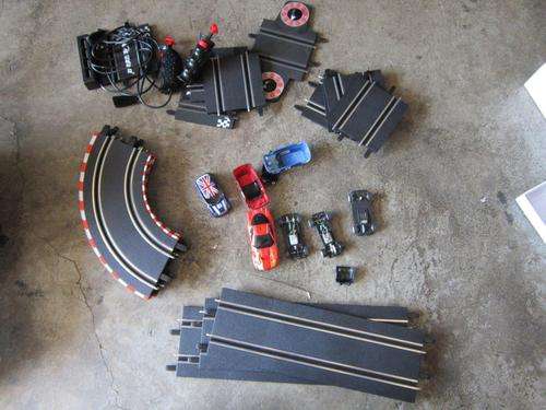 Carrera-Go 1:43 Scale Job Lot of Tracks and car scrapyard