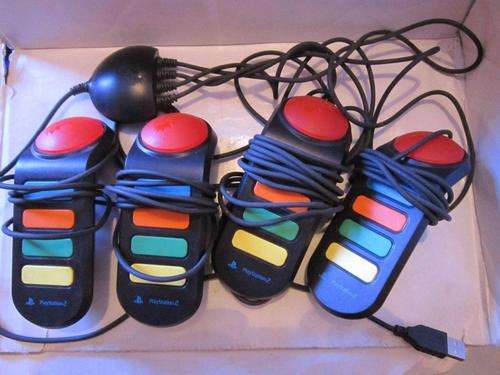 Buzz x 4 controllers + interface