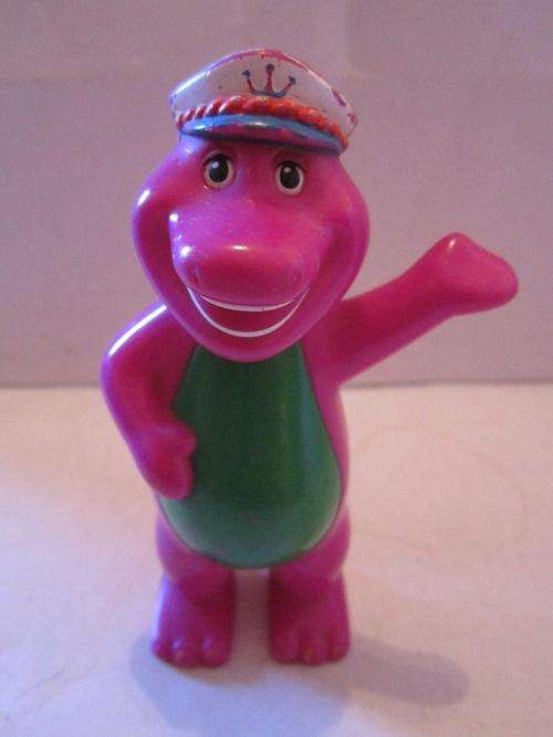 Barney Static Figure +- 10cm hard plastic