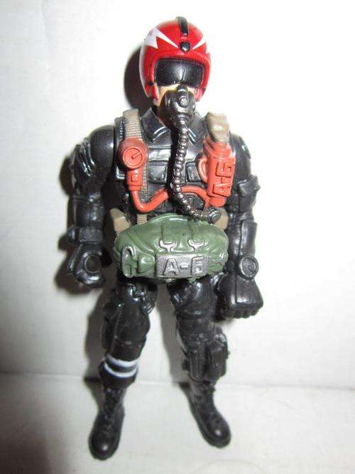 Articulated Hard Rubber Military Pilot No 1+-10cm