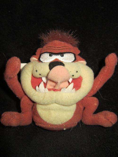 Tazmainian Devil - Mattel Inc - 10cm has weighted ball underneath