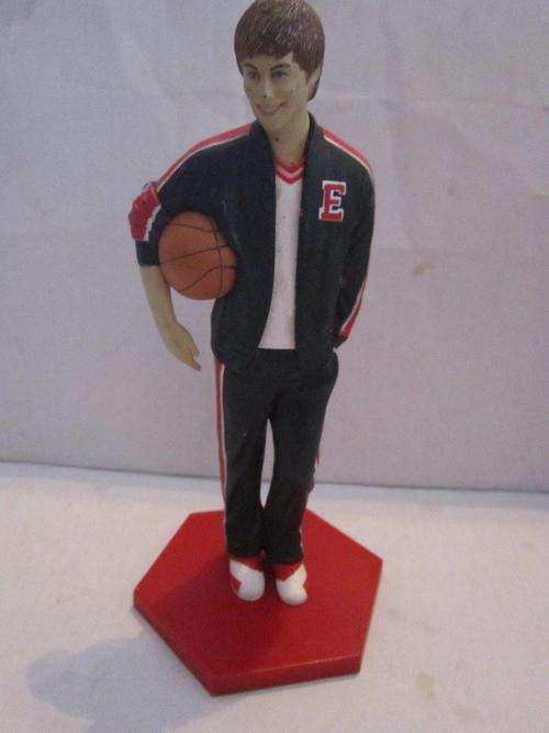 Zac Efron High School Musical Figurine - Disney Hard Rubber +-16cm