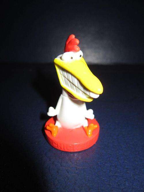 Cartoon Network Chicken  Hard Rubber +-5cm