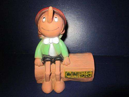 Vinatge NBS Pinocchio money box - Soft rubber 1979
