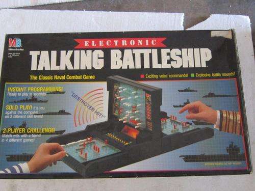 Electronic Talking BattleShip  by Milton Bradley