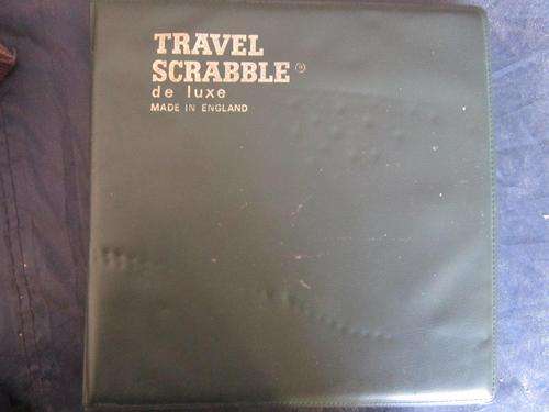 Vintage Travel Scrabble - Made in England