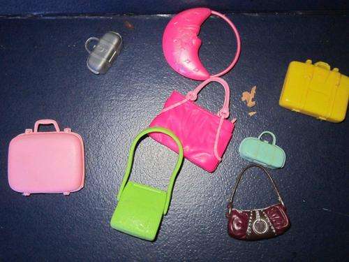 Job lot of Dolls Handbags x8 (Barbie size)