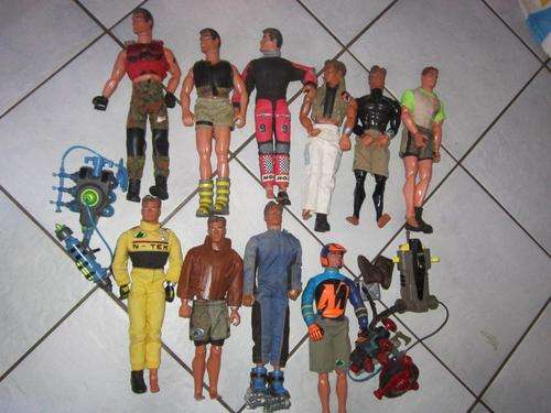 Job Lot of 10x Action Men + a few accessories