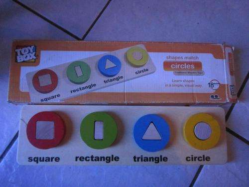 Shapes match circles - Toy box