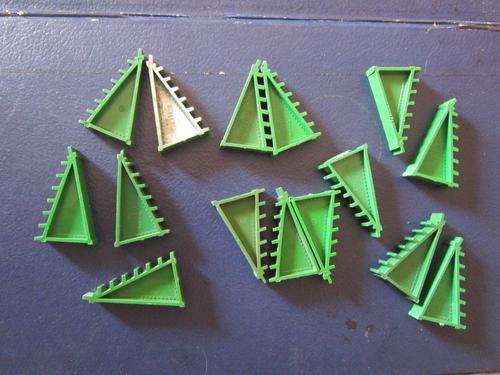 Job Lot of 15 Vintage Triang Scalextric Track / Bridge supports