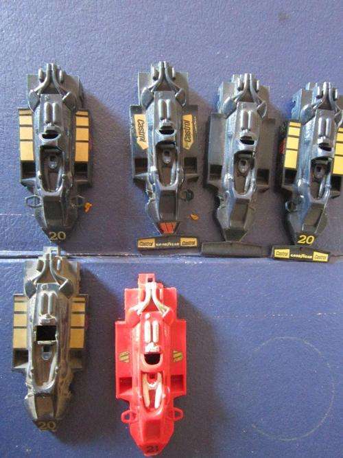 6 x Scalextric Vintage Walter Wolf C133 Body's - spares or Repair