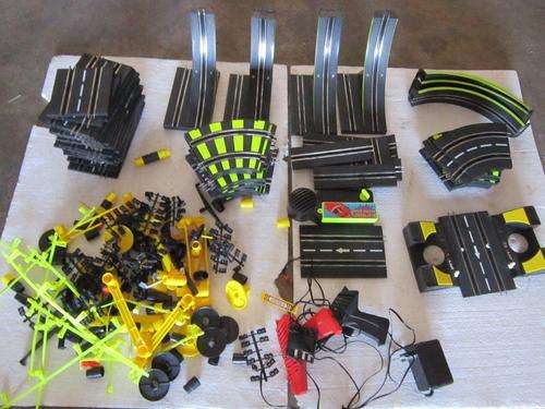 Large Job Lot Of 1:43 Scale Tracks transformer controllers accessories etc