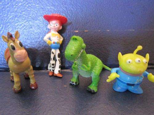 Collection of Disney's Toy Story Characters - Hard Rubber +-5.5cm