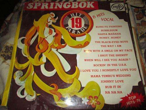 L.P. - Various Original Artists - Springbok Hit Parade no 19