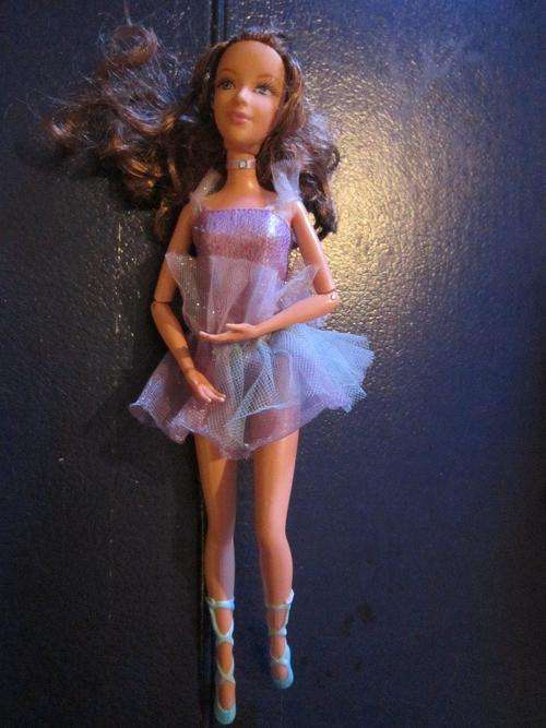 Barbie Mattel Balerina doll 2005 - Slightly smaller than Barbie Jointed arms +-25cm