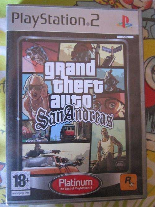 Playstation 2- Grand Theft Auto - San Andreas