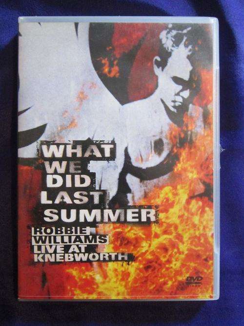 DVD + CD - Robbie Williams - What We Did Last Summer Live At Knebworth