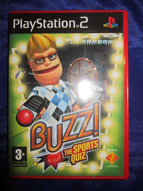 Playstation 2- Buzz! The Sports Quiz (fpg3+)