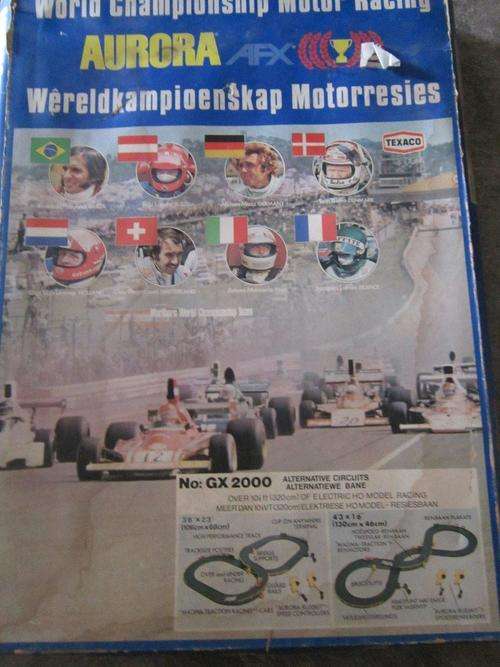 Aurora Slot car tracks and a few cars spares or repair 1:64 HO scale?
