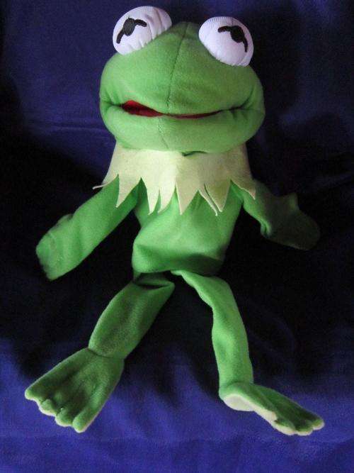 Kermit Muppets Charcter - Hand Puppet would fit a adult hand - Disney