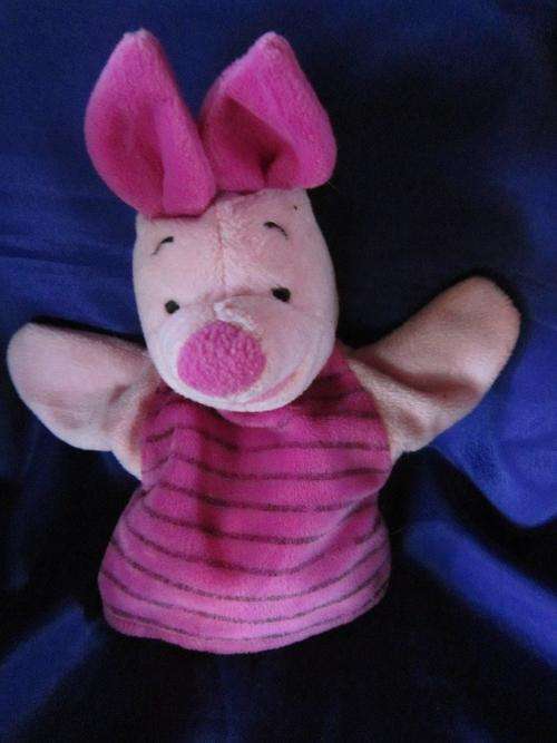 Winnie the phoo - Piglet hand puppet - +/_ 24cm
