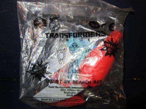 KFC - Transformer Secret UV Search Ray - Have a look at my other MCD collectable listings