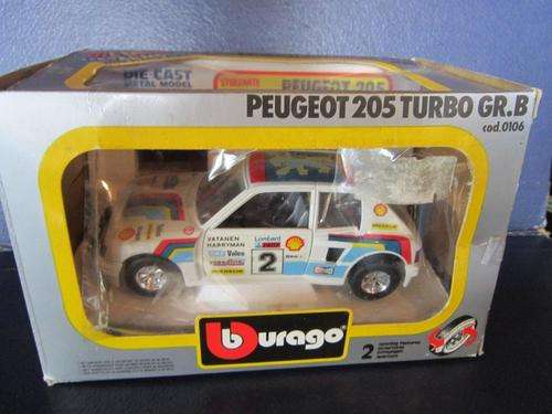 Bburago -  Peugeot 205 Turbo GR.B  1:24 Scale Made in Italy code 0106