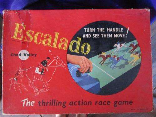 Vintage Escalado horse racing game - Chad Valley - Made in England