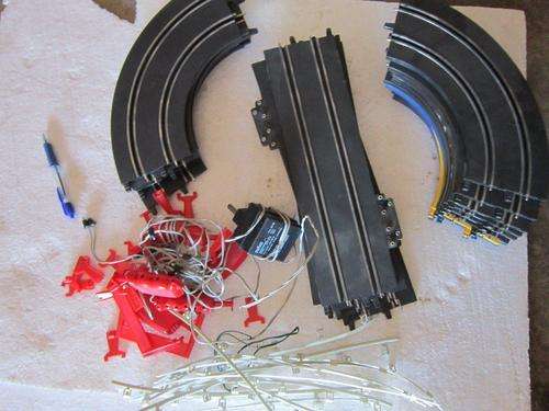 Polistil Job Lot Of Tracks PSU, Controllers, + Barriers1:43 scale