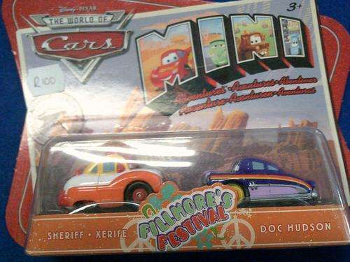 Cars - Sheriff & Doc Hudson - Disney Pixar - Cars Mini