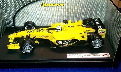 Hotwheels Racing - Giancarlo Fisihella - Jordan EJ 13 - 1/18 Scale