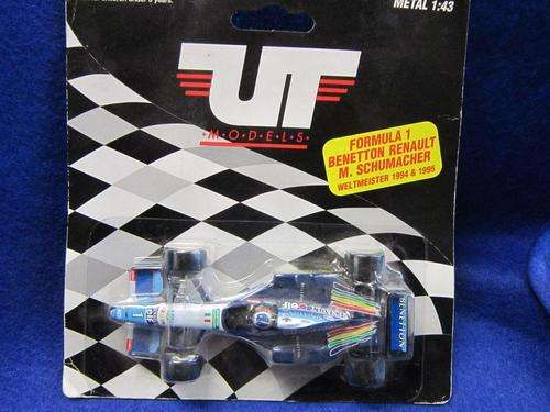 UT Models - Formula 1 Benetton Renault M.Schumacher Weltmeister 1994 & 1995 1:43 Scale (NOS)