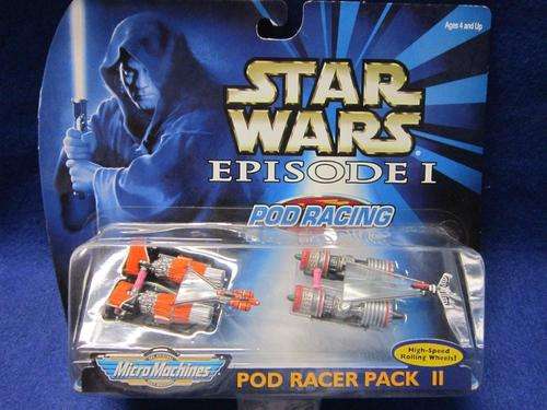 Star Wars Episode 1 Pod racing Micro Machines Pod Racer Pack II