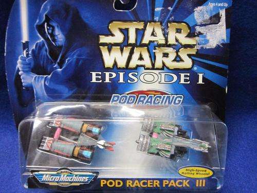 Star Wars Episode 1 Pod racing Micro Machines Pod Racer Pack III