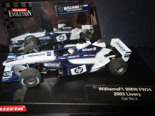 Carrera Evolution - Williams BMW FW24 2003 Livery Car No 3, 1:32 Scale