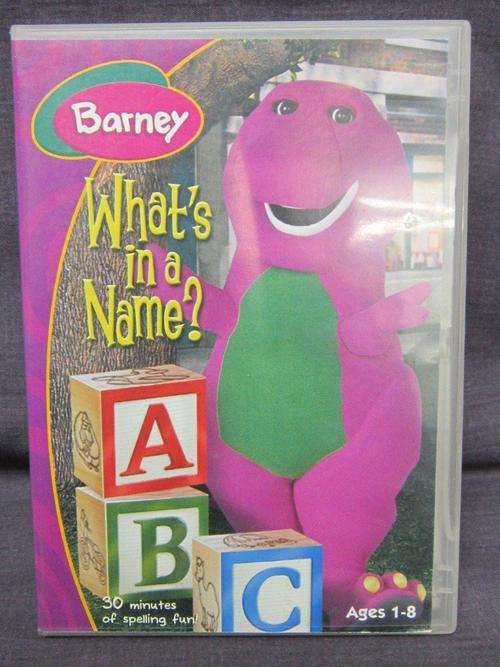 DVD - Barney - Whats in a name