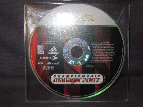 X Box 360 - Championship manager 2007 ( No covering box)