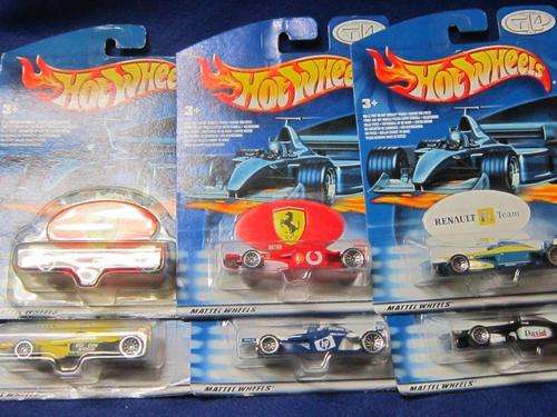 Hotwheels Grand Prix GP - Set of 6B F1 Formula 1 cars