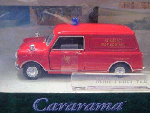 Cararama - Mini Panel Van Somerset Fire Brigade -  1:43 Scale