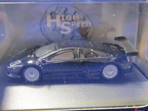 High Speed  - Model Collection 1/87 Scale - Lambroghini Murielago R-GT Black (H/O Scale)